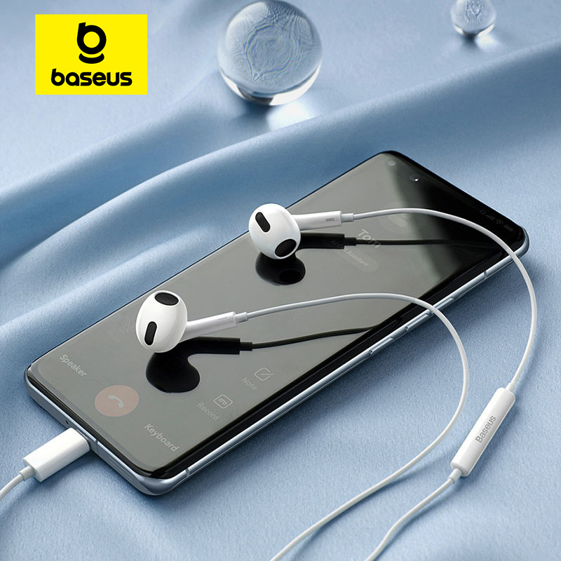 Open Ear Air Conduction Headphones - Baseus c17 tipo-c fones de ouvido