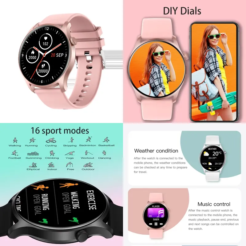 Smartwatches - Relógio Inteligente SENBONO MAX8 para Homens