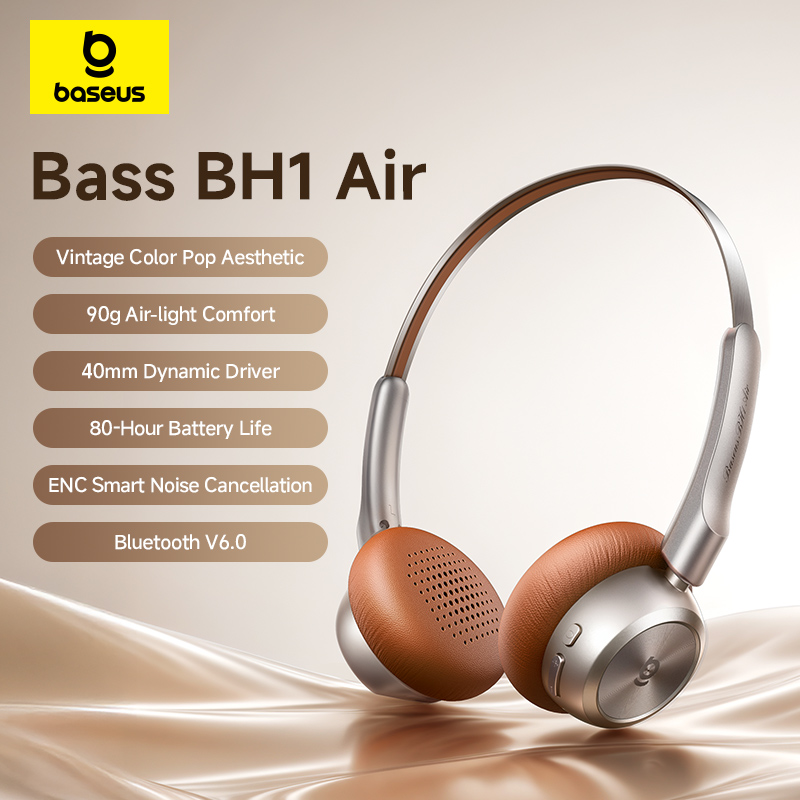 Fones de Ouvido Sem Fio Baseus - Anc Wireless Over Ear Headphones avaliação e preço