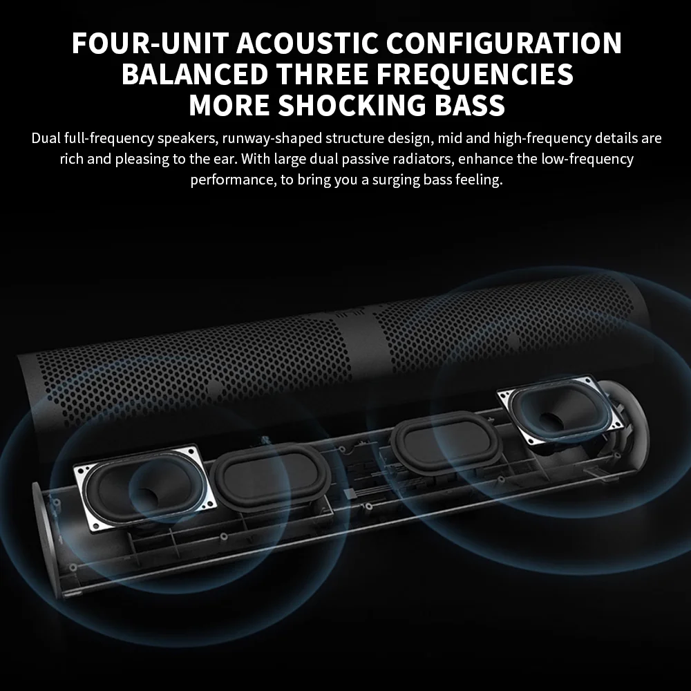 Caixa de Som para PC Xiaomi Re - Rgb Computer Soundbar For Pc avaliação e preço