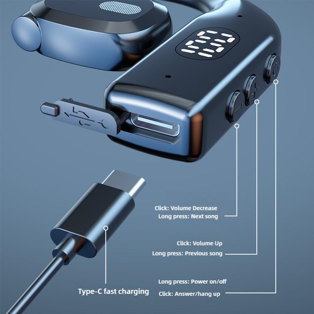 Fones de ouvido sem fio com ga - Bone Conduction Running Headphones avaliação e preço