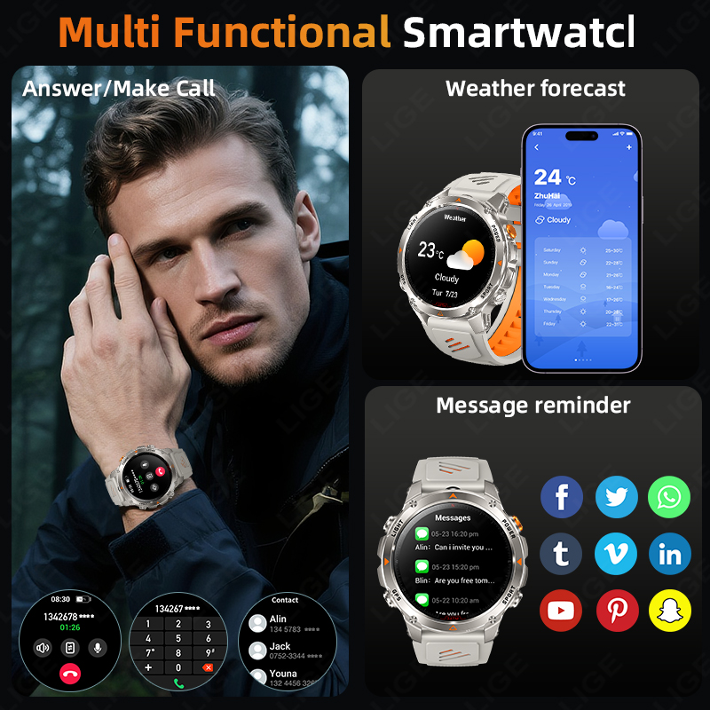 Lige robusto gps pista relógio - Smartwatches avaliação e preço