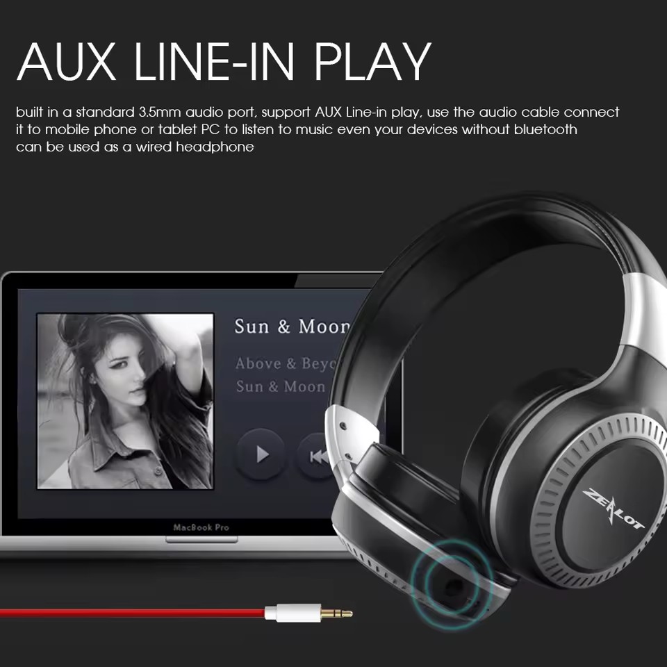 Fone de Ouvido Bluetooth ZEALO - Anc Wireless Over Ear Headphones avaliação e preço