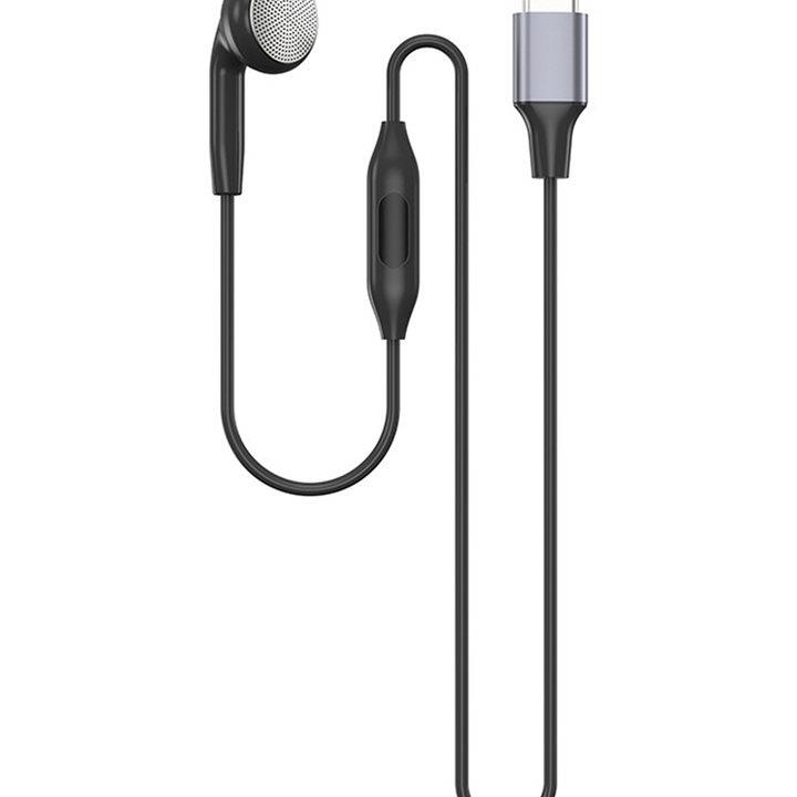 Fone de Ouvido Mono com Fio DT - Type C Wired Earphones With Mic avaliação e preço