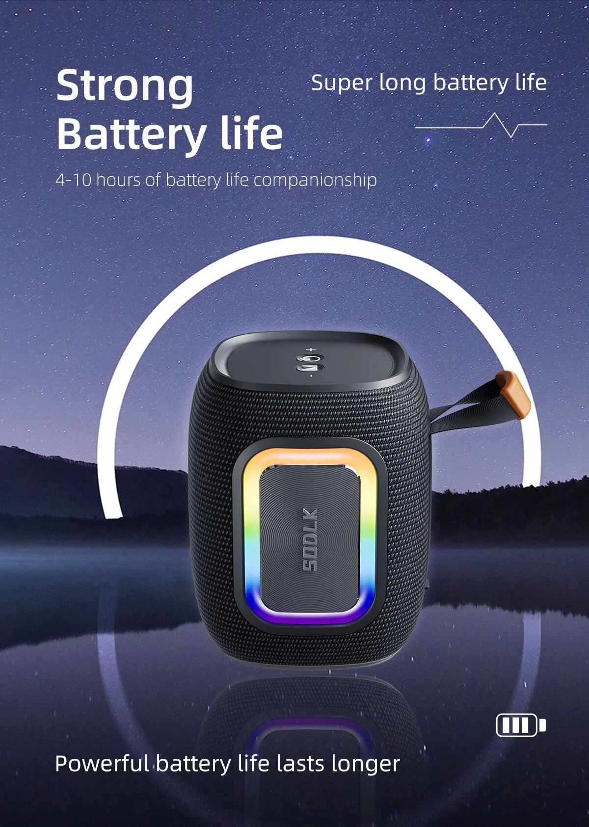 Caixa de Som Bluetooth Mini SO - Portable Bluetooth Speaker Waterproof Ipx7 avaliação e preço