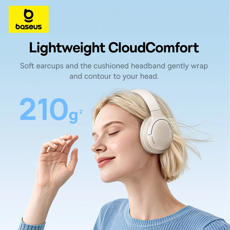 Fones de Ouvido Sem Fio Baseus - Anc Wireless Over Ear Headphones avaliação e preço