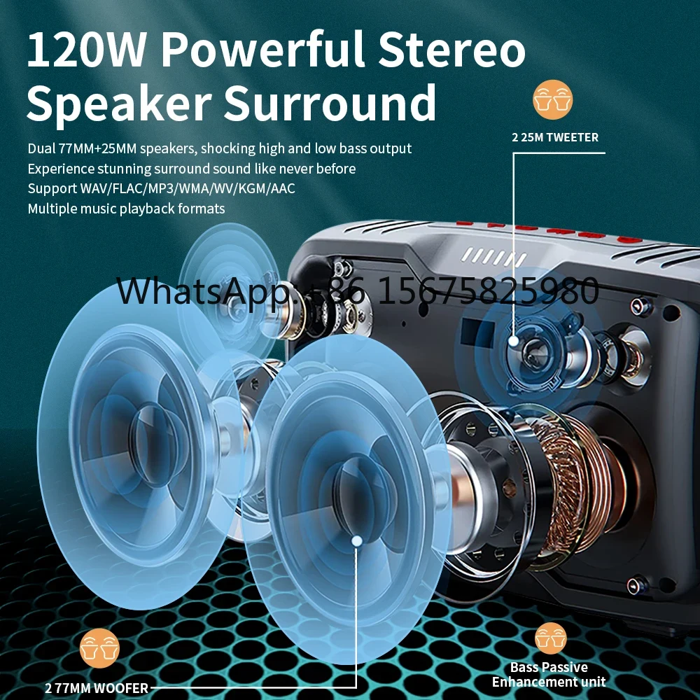 Caixa de Som Bluetooth Portáti - Portable Bluetooth Speaker Waterproof Ipx7 avaliação e preço